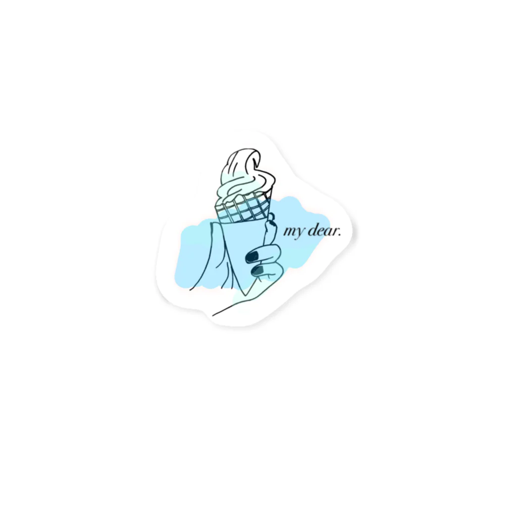 my dear!のそふとくりーむ2021 Sticker