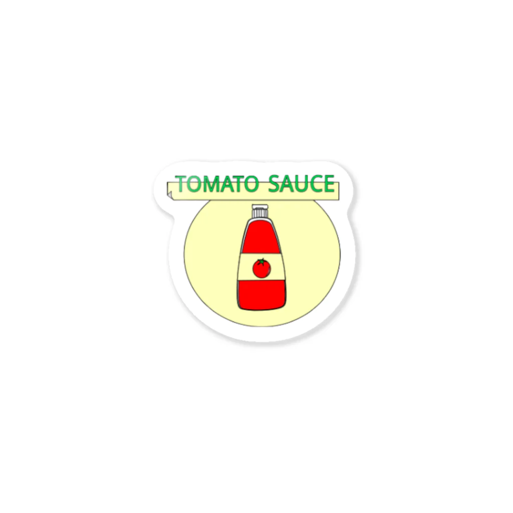 🕷Ame-shop🦇のTOMATO SAUCE ステッカー