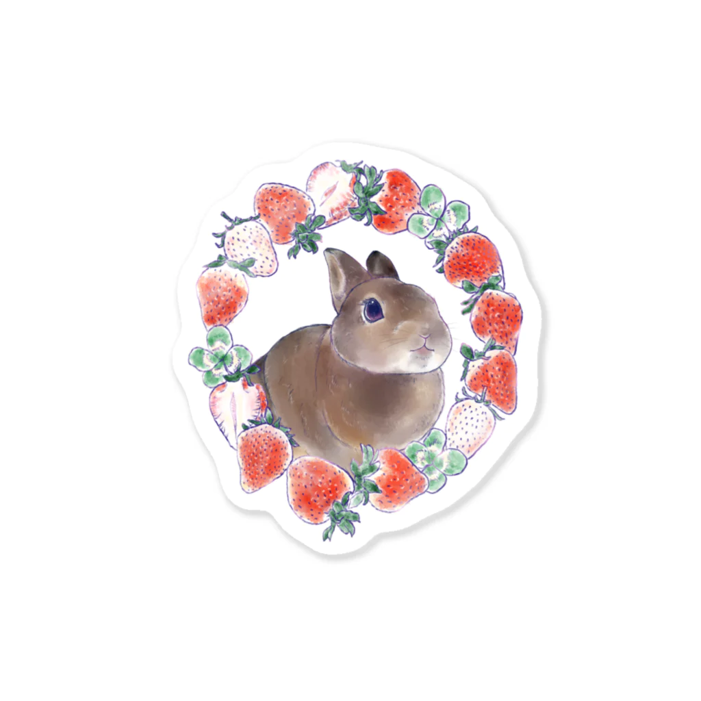 ECLAIR BUNNYのいちご姫（another） Sticker