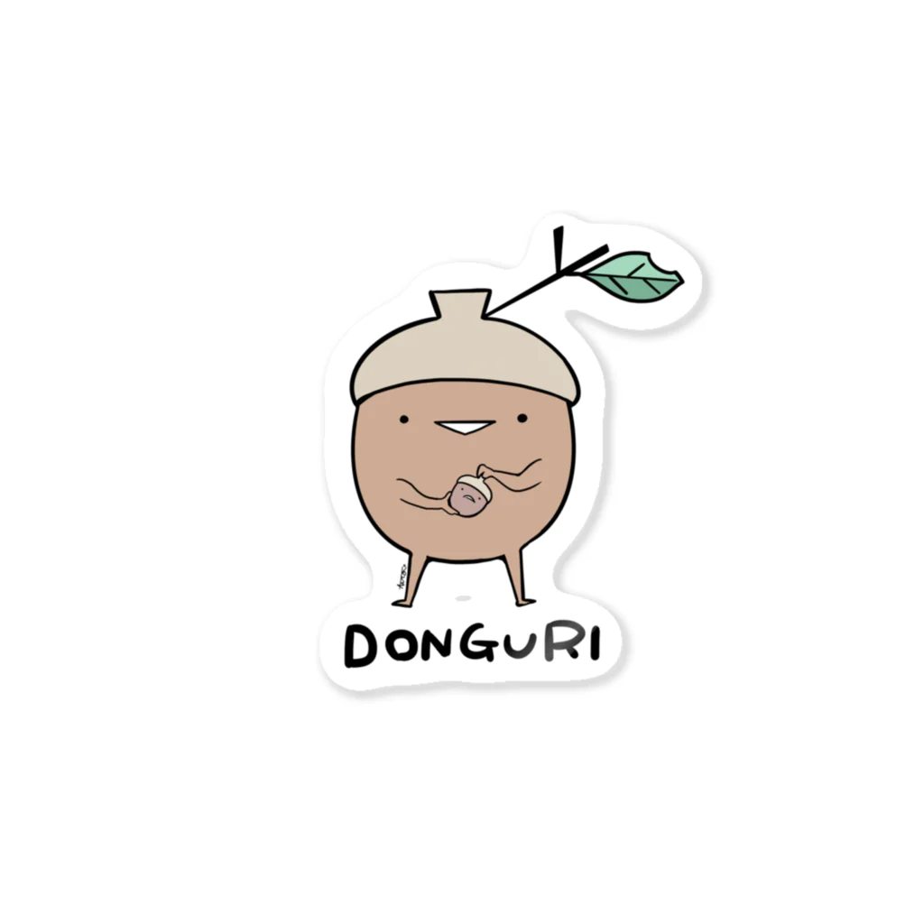 たろうのほっぺのDONGURIMARU Sticker