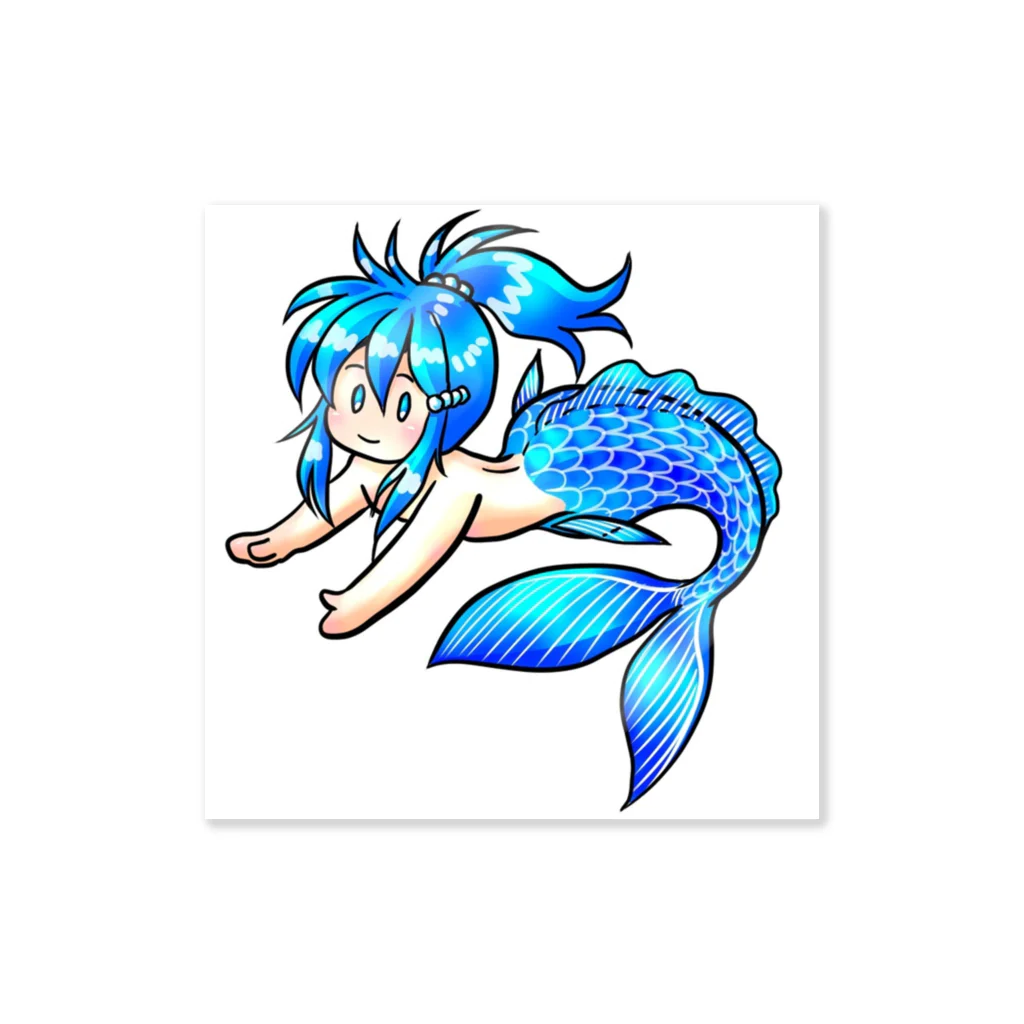 ちちやすの人魚ちゃん01 Sticker