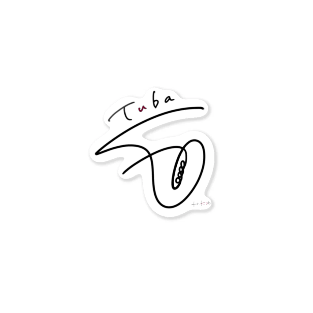 𝕋𝕦𝕓𝕒 川添 初美 (KAWAZOE Hatsumi)の#Tuba  Sticker