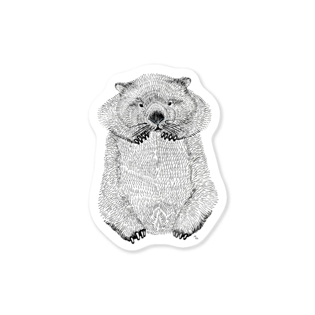 segasworksのwombat(ペン画） Sticker