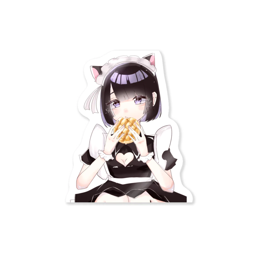 42階から目薬ちゃんのめいどさん Sticker