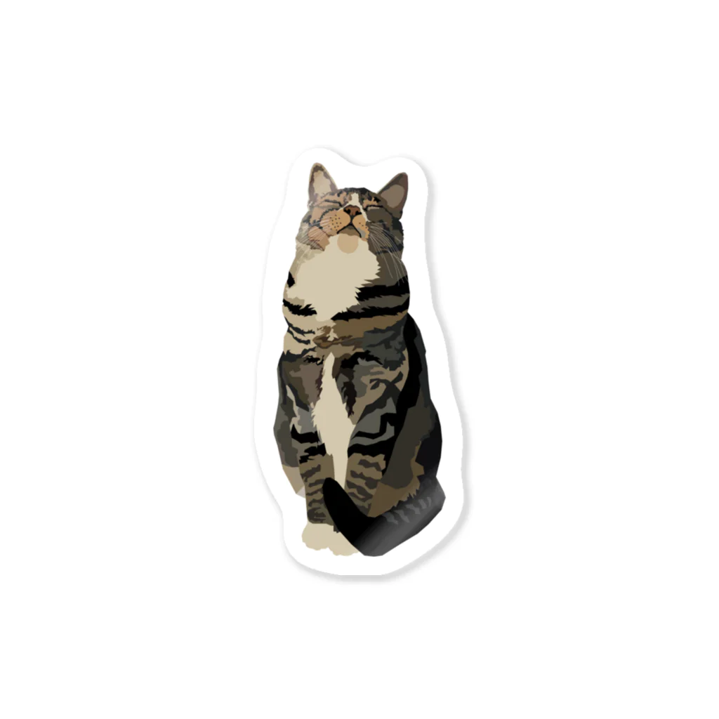 NAGATAIのTabby Cat Sticker