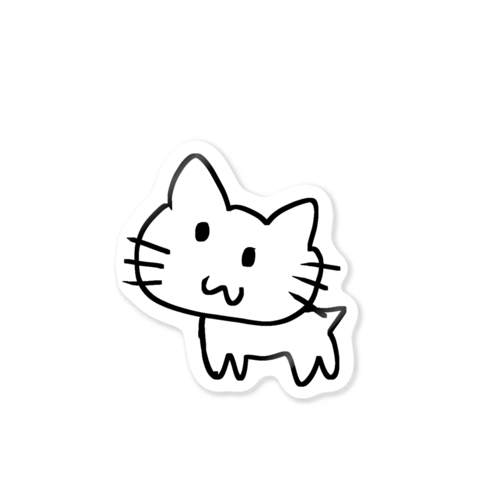 湯蔵の最強の猫 Sticker