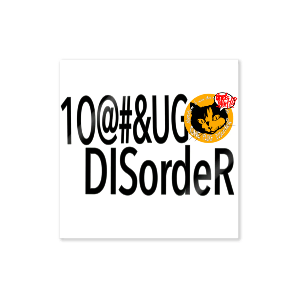 ONE PLUG DISordeRのONE PLUG DISordeR ''SSSS'' ステッカー