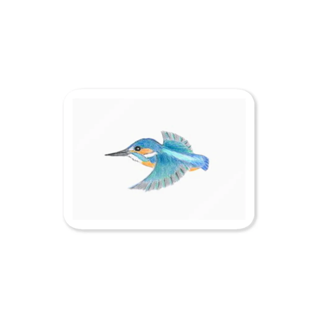 Birdbirdの小鳥　カワセミ ステッカー