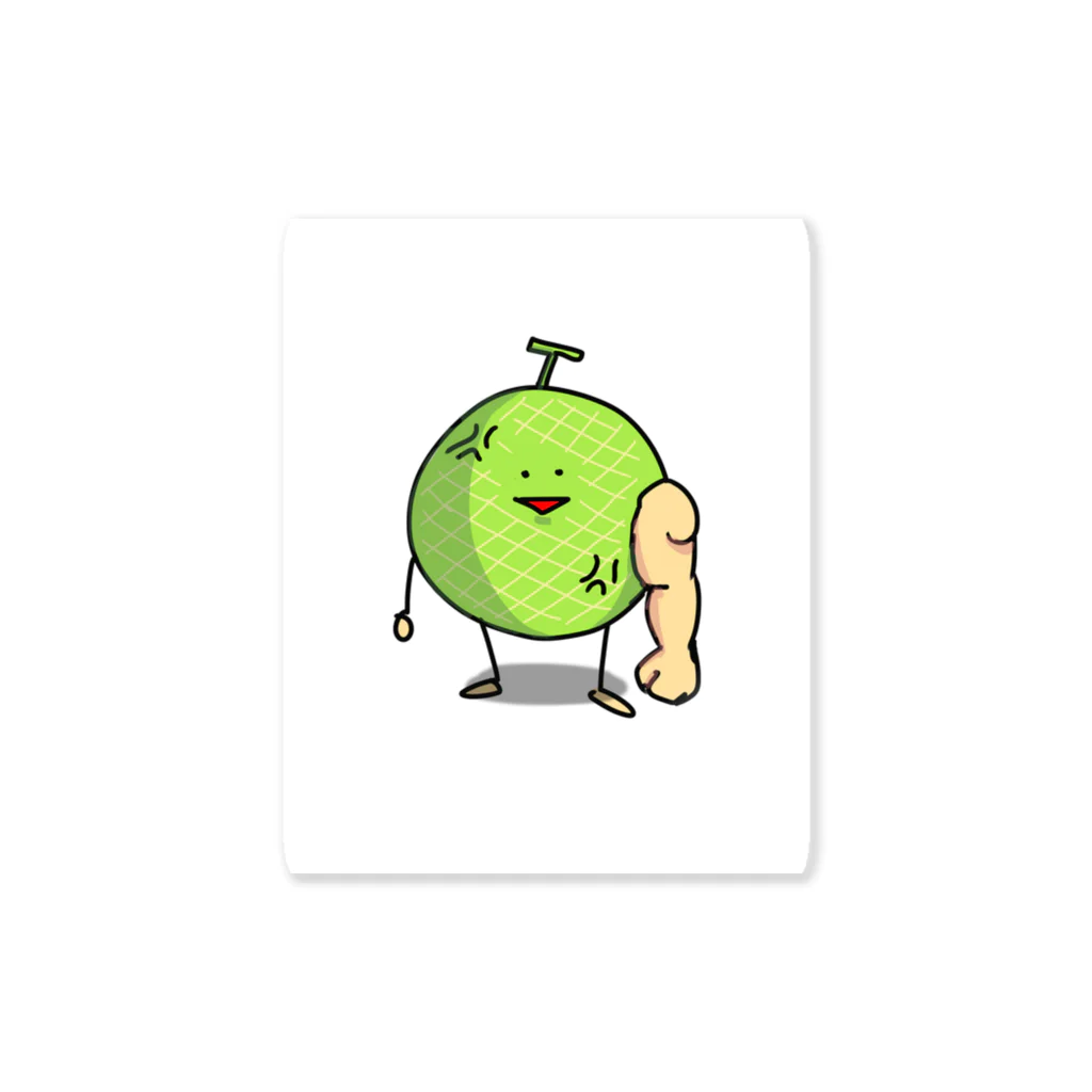 CrazyDog3のAngry Melon Sticker