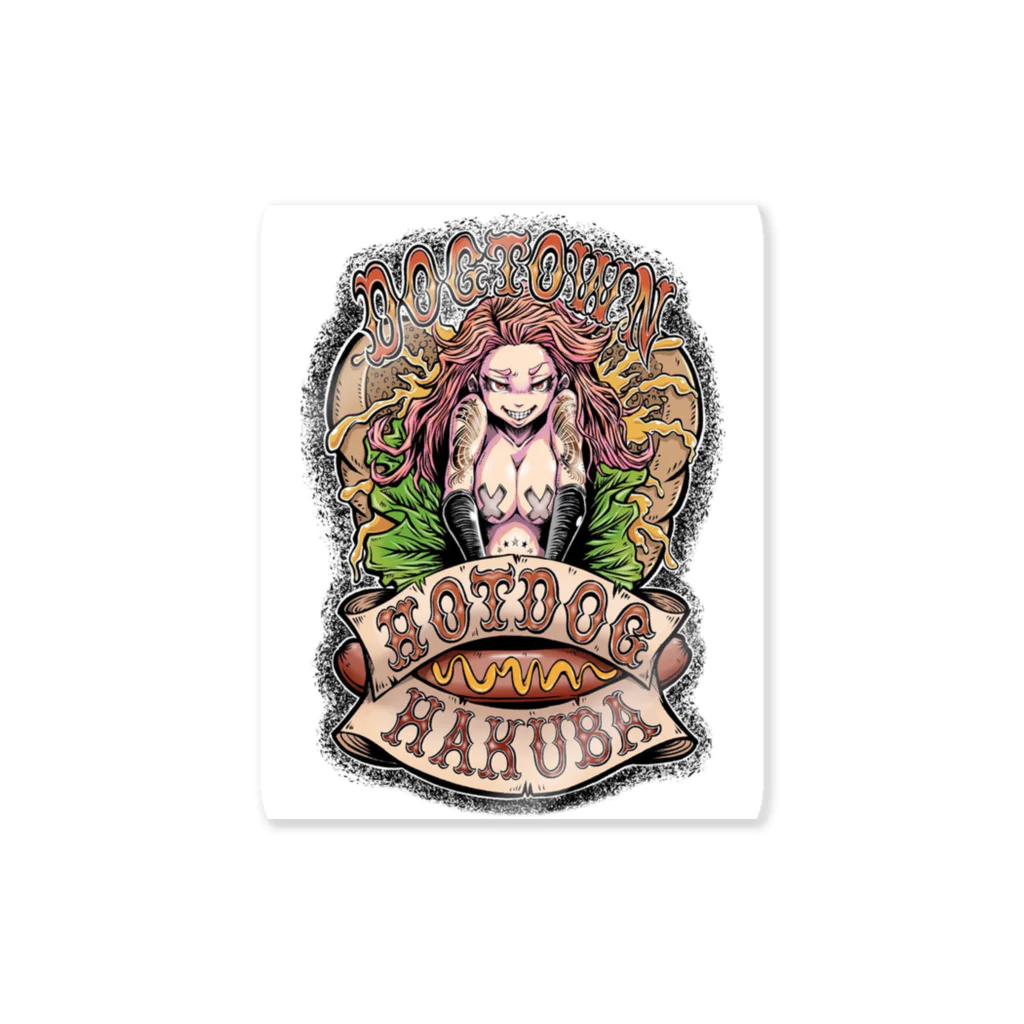 DOGTOWNのDOGTOWN.HOTDOGs Sticker