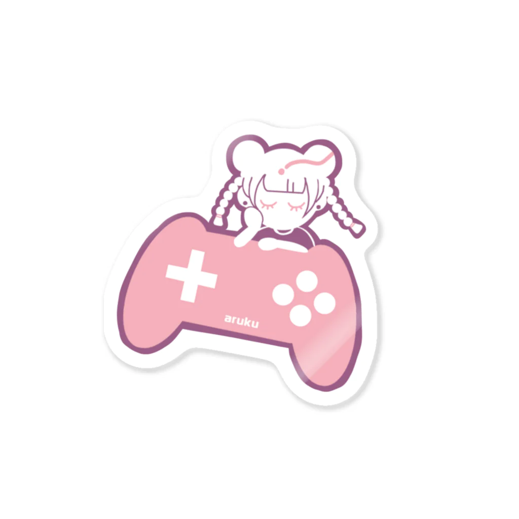 あるく。のゲーム大好きちゃん Sticker