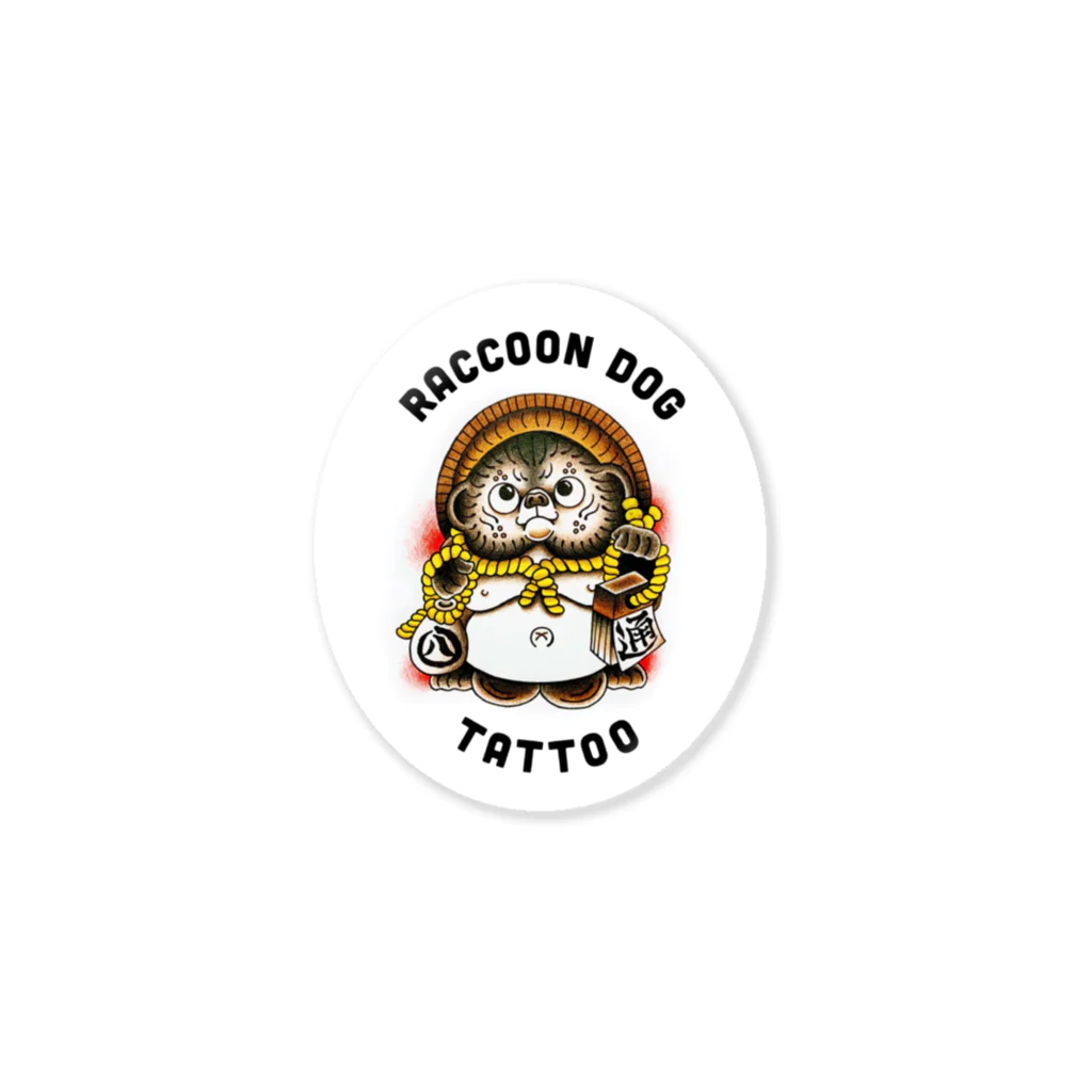 RaccoonDogTattooのラクーンドック ステッカー