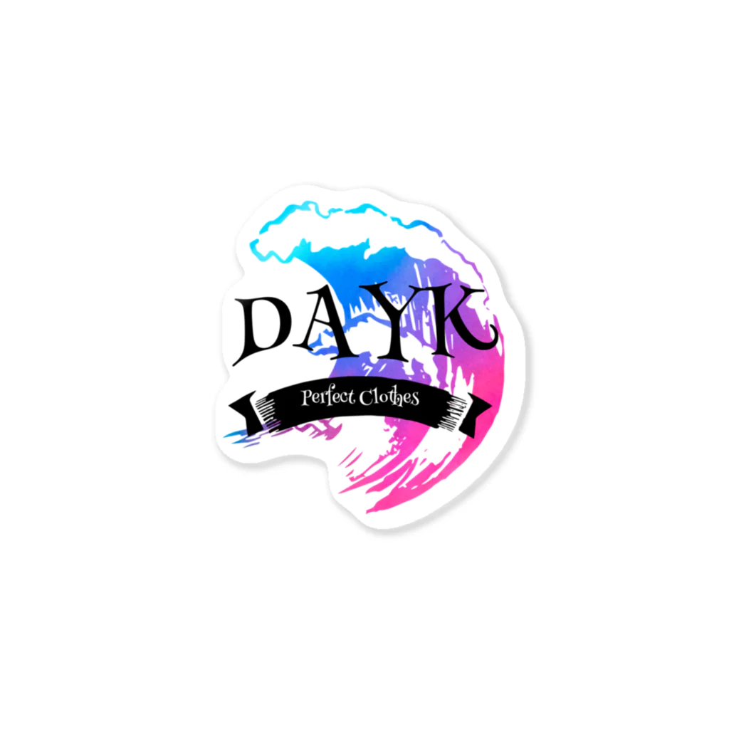 DAYKのDAYK original sticker surf ステッカー