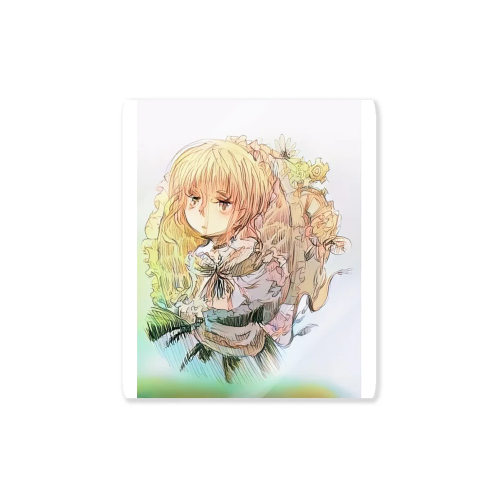 シヴァのアンティーク　少女 Sticker