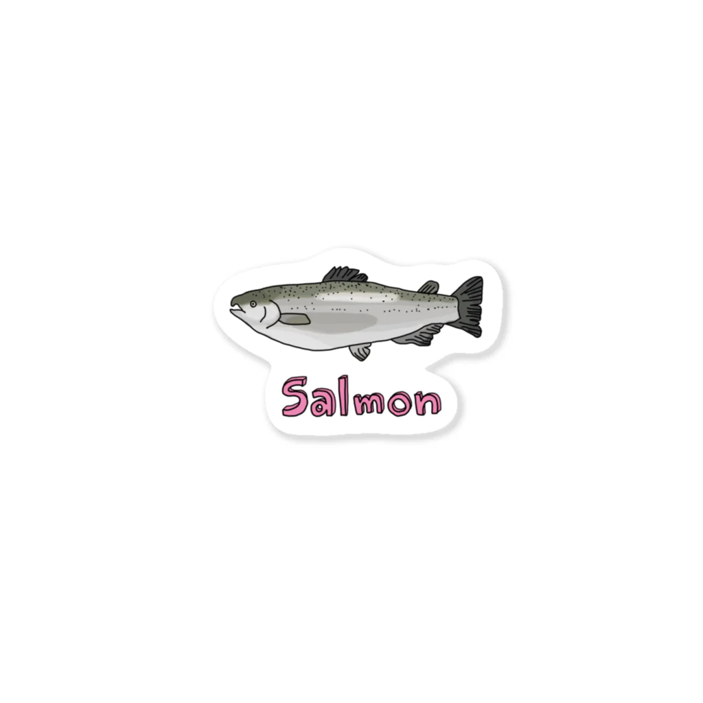 made_in_chuのsalmon Sticker