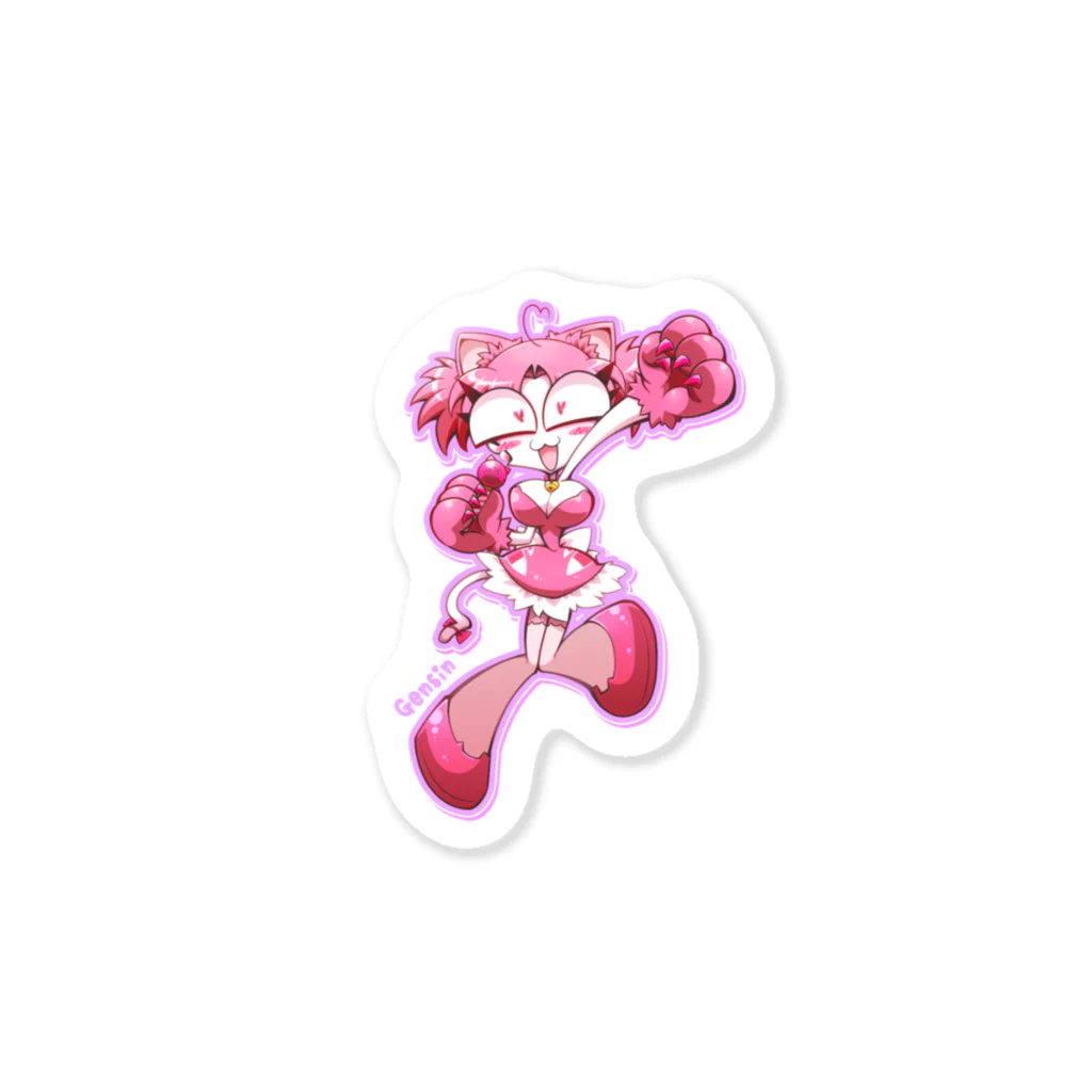 G-PUNKの猫娘アイドル☆ベリにゃん Sticker