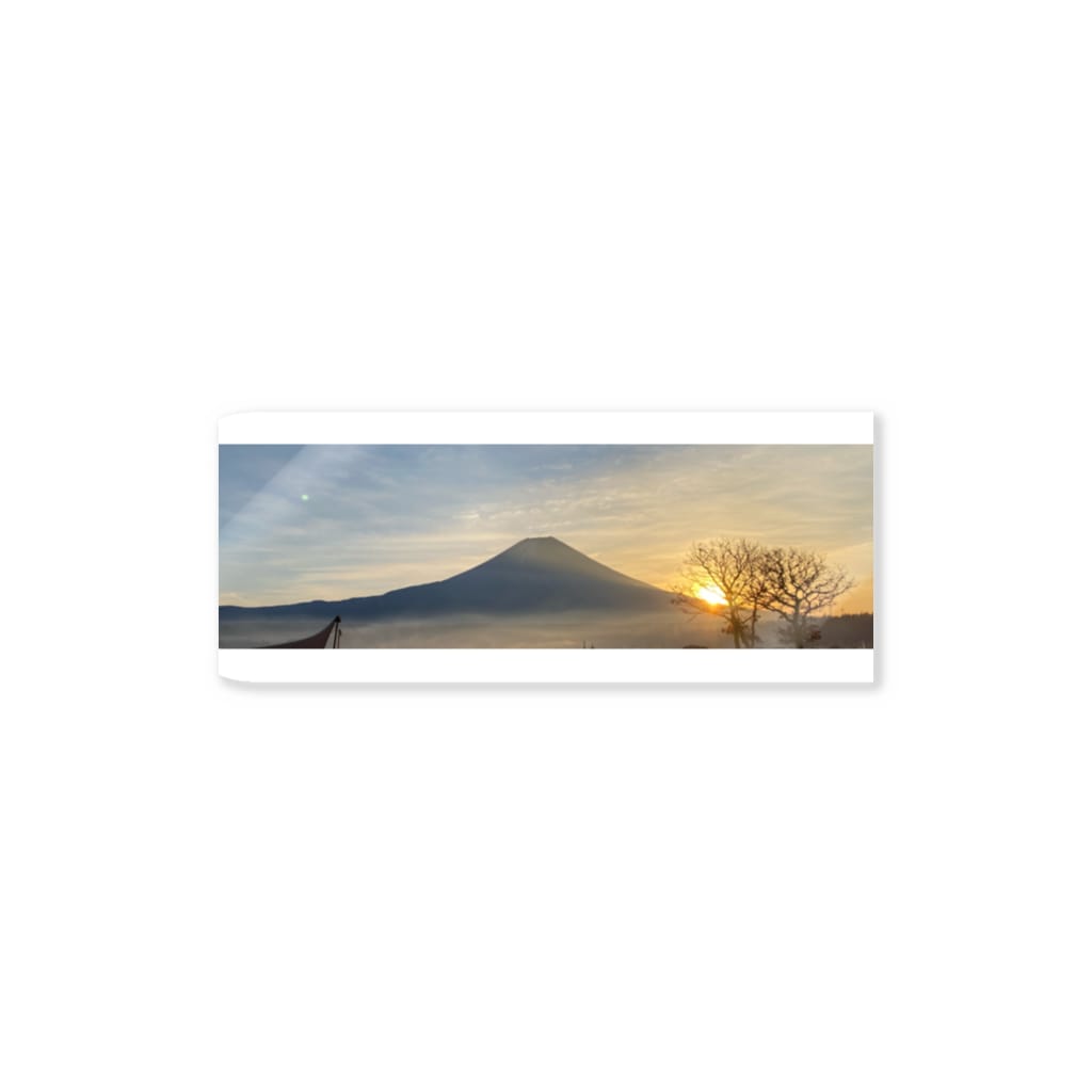 自然の絶景の絶景　富士山 Sticker
