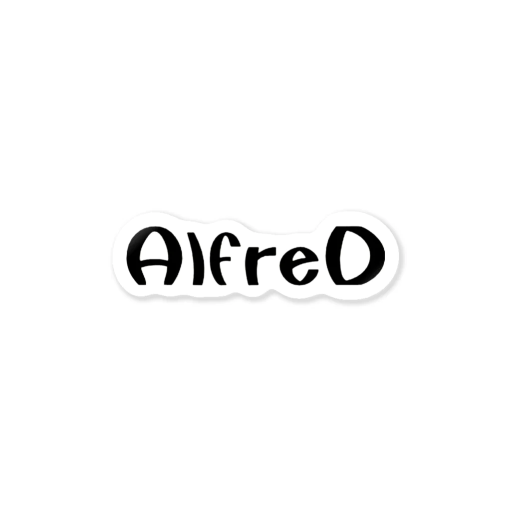 Alfred OakwoodのAlfred by Alfred Oakwood ステッカー