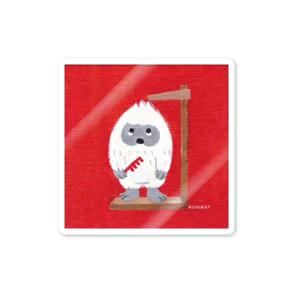 イラスト MONYAAT のYETI is yeah*ぼく*CB06 Sticker