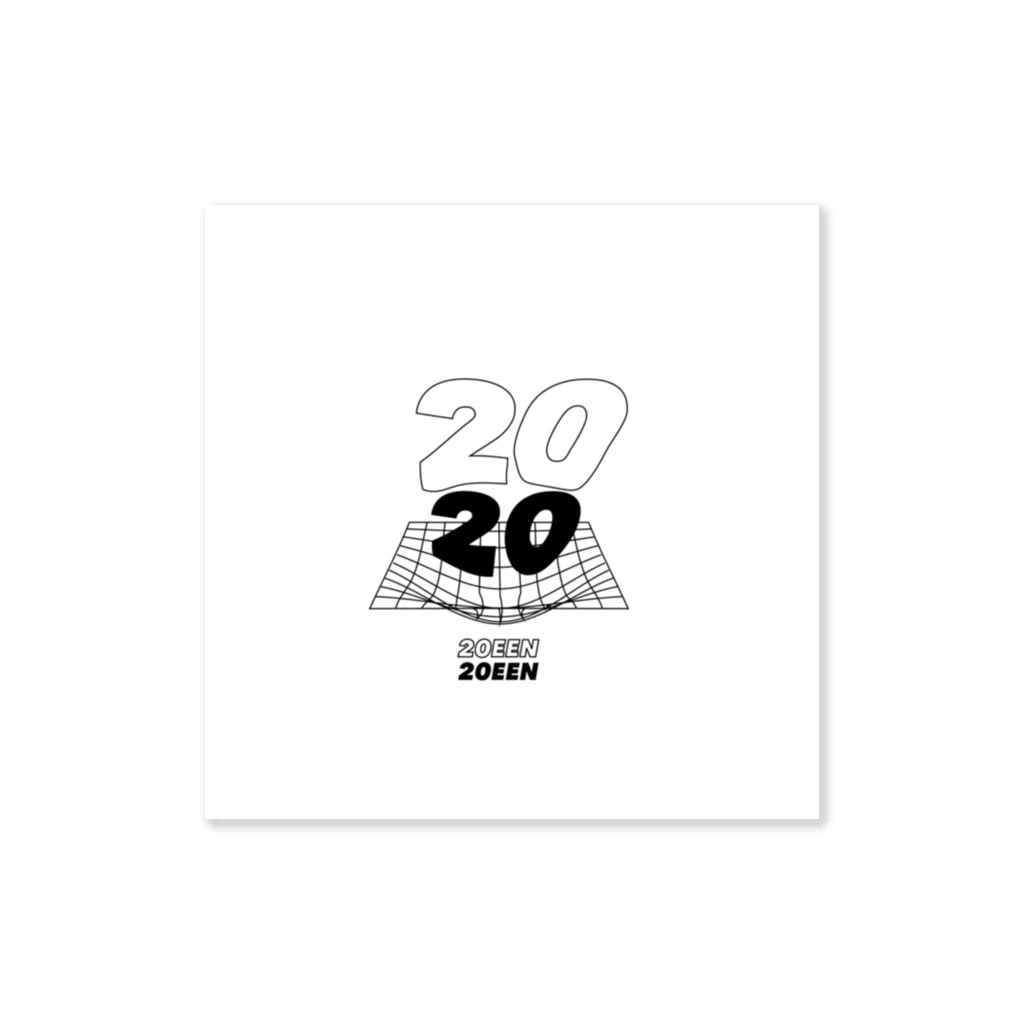 20eenの20een logo sticker ステッカー