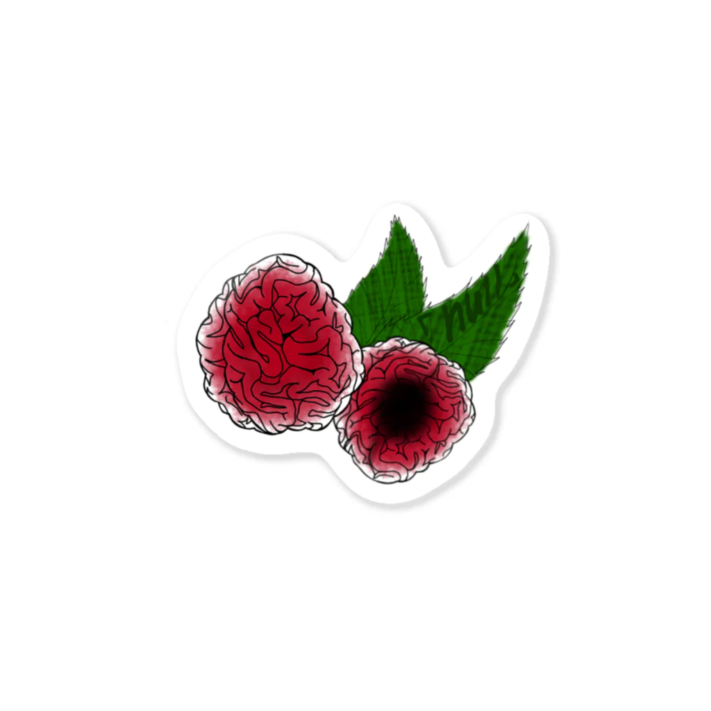 「   null   」の「   raspberry⁇⁇"no"   」 ステッカー