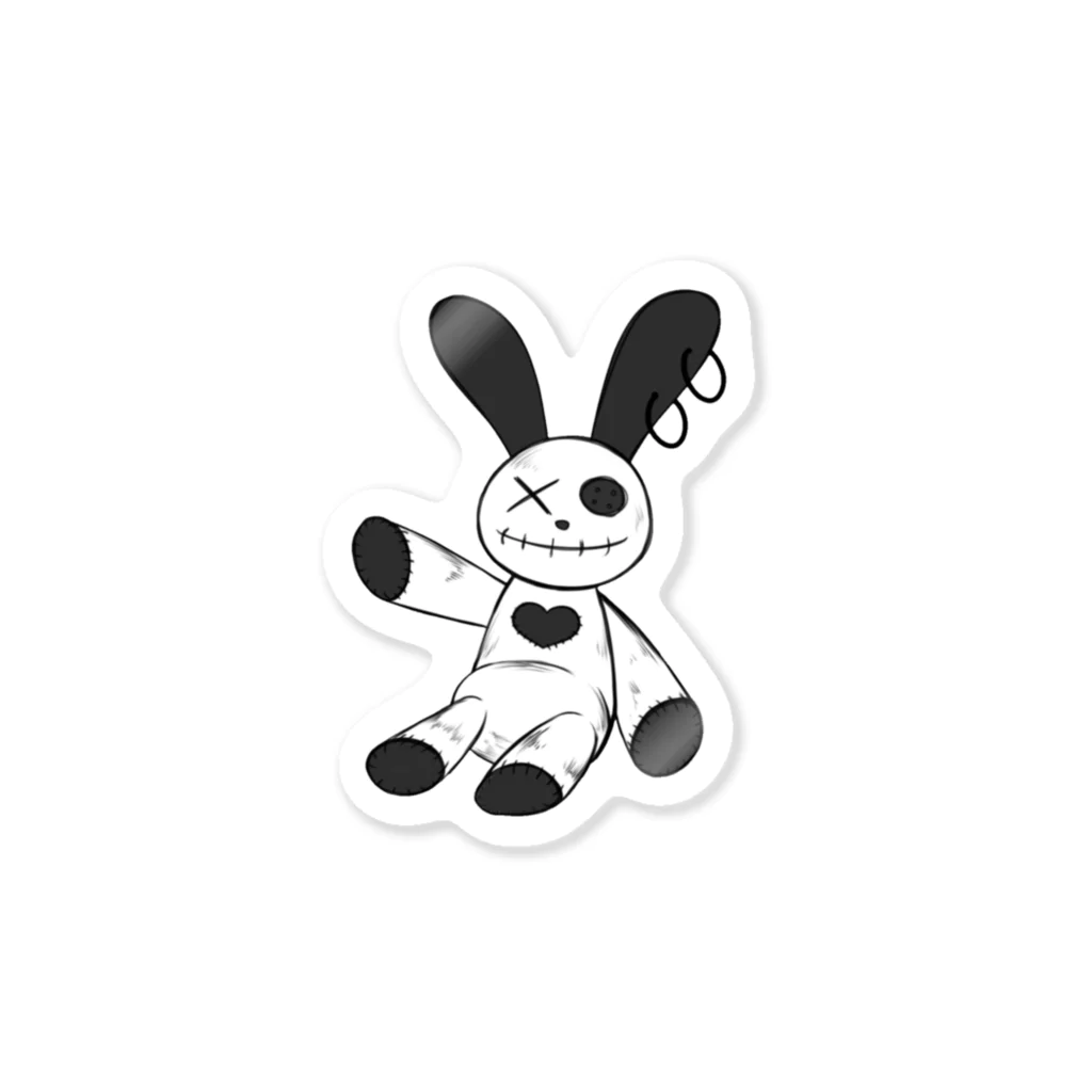 黒兎🖤🐰@声が迷子のラピ Ｖｅｒ．1 Sticker