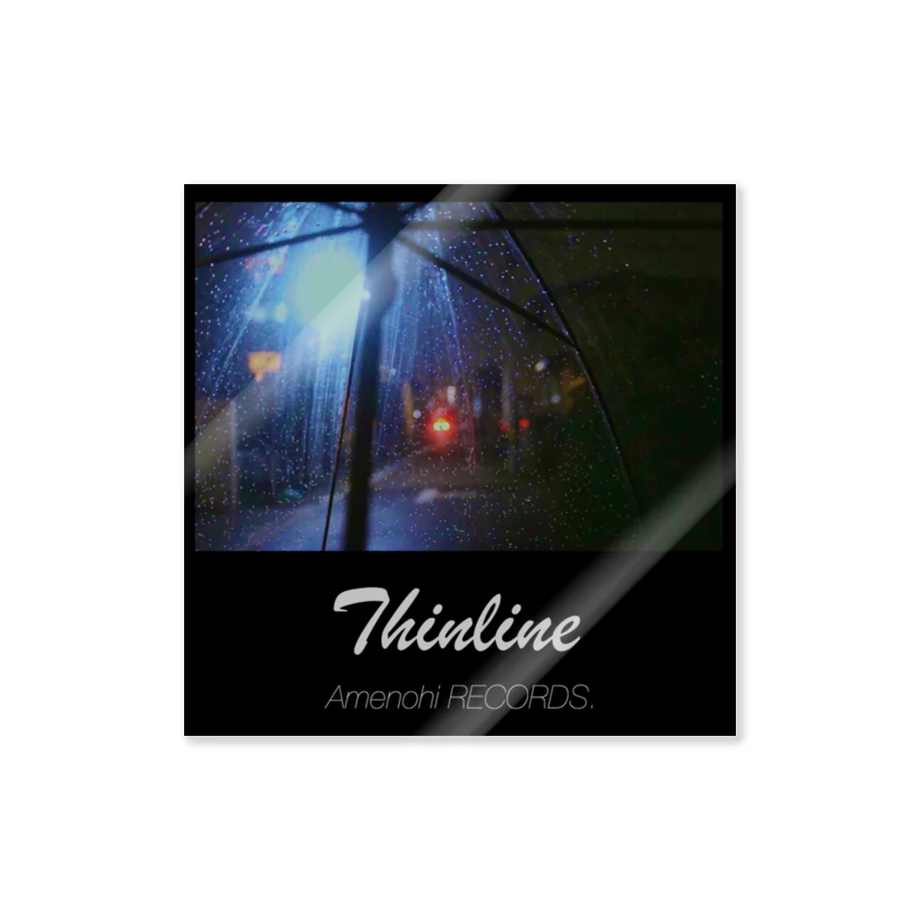 Amenohi RECORDS.のAmenohi RECORDS.「Thinline」 ステッカー