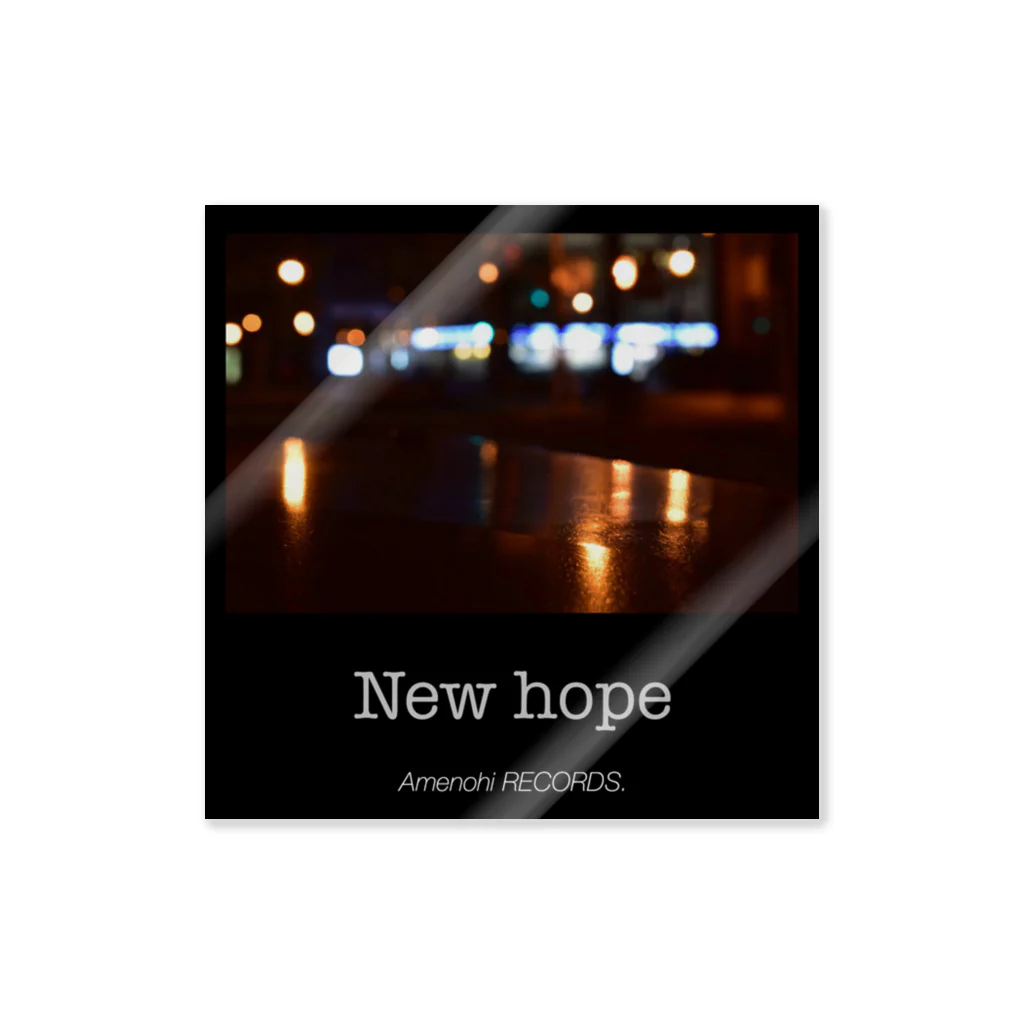 Amenohi RECORDS.のAmenohi RECORDS.「New hope」 ステッカー