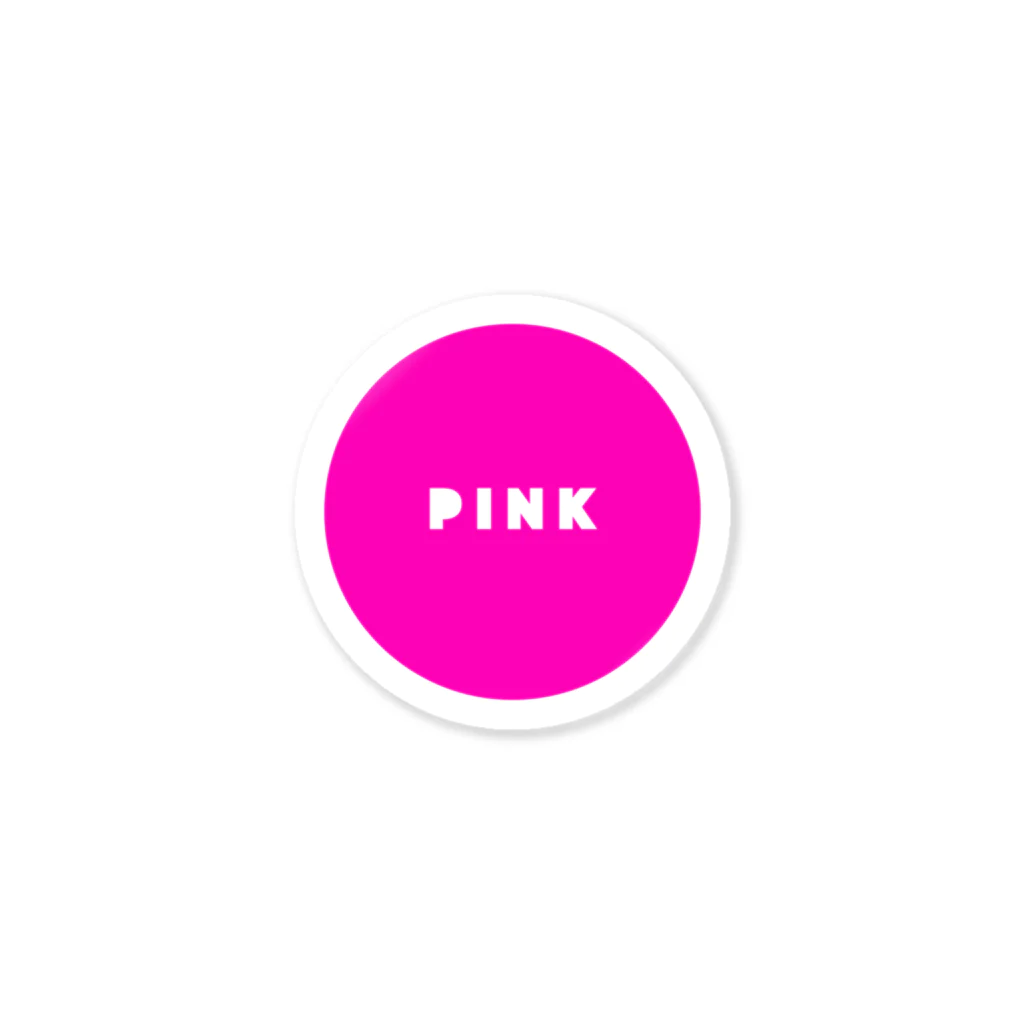 PのCIRCLE PINK. Sticker