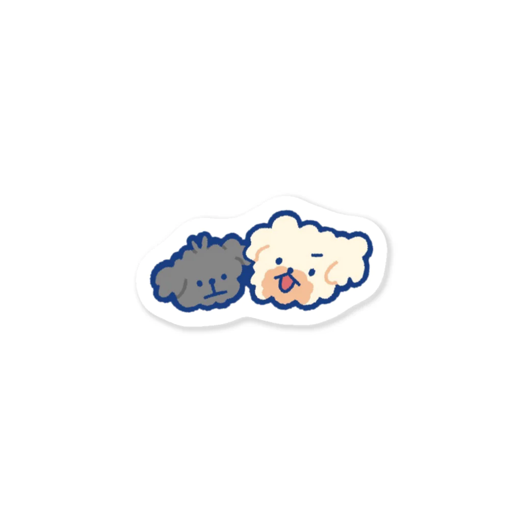 しらこのもっちとれんれん Sticker