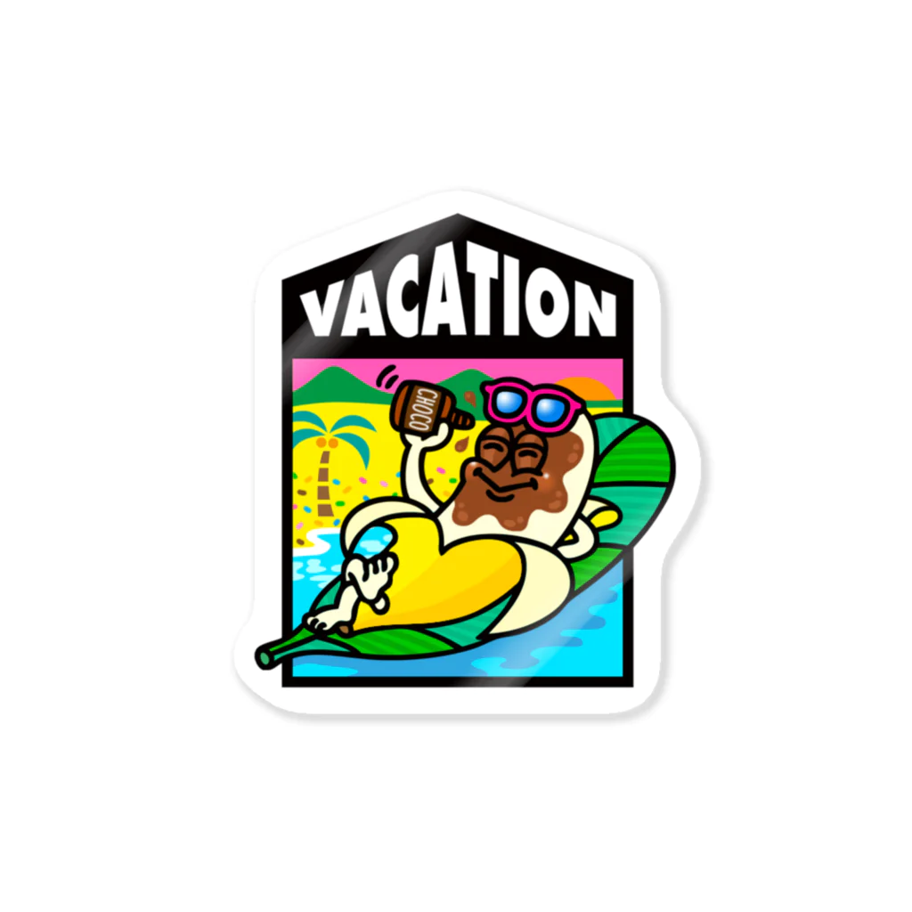 ILLUSTのVACATION ステッカー