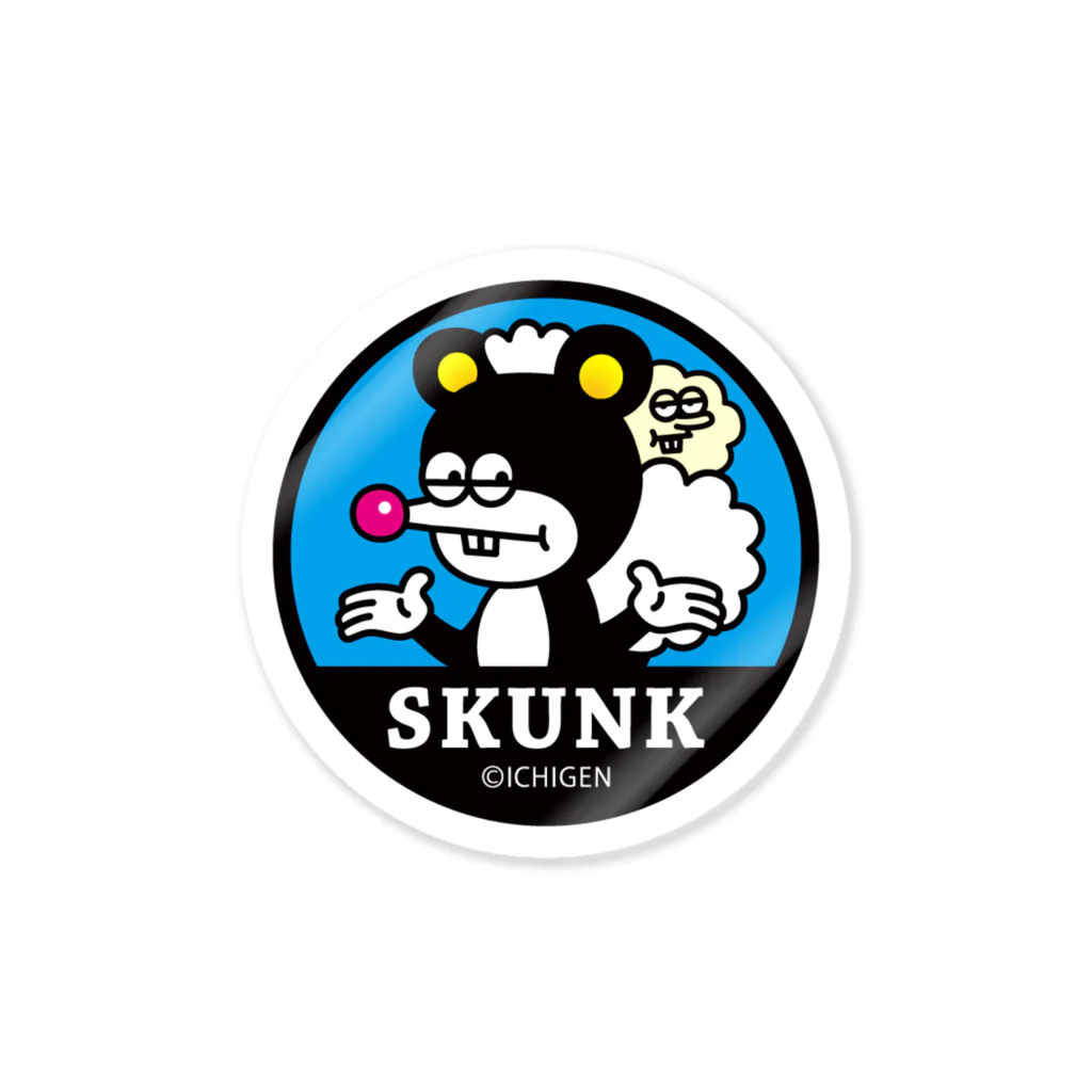 ILLUSTのSKUNK ステッカー