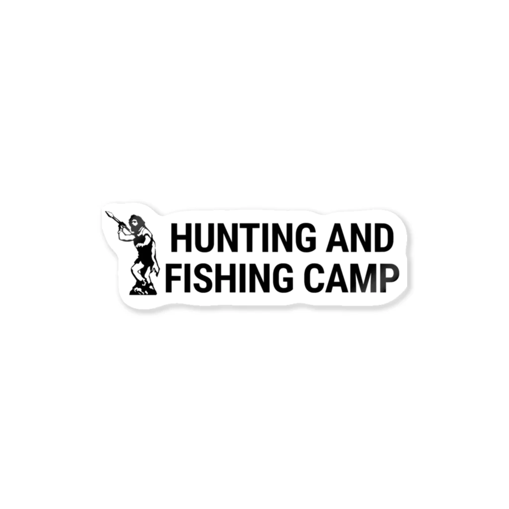 Hunting and Fishing Campのオリジナルロゴステッカー 스티커