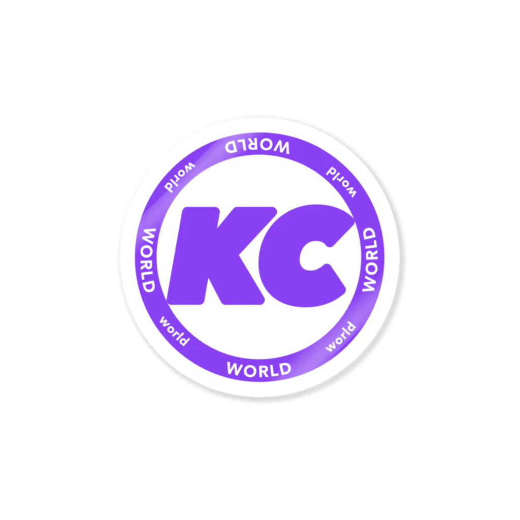 KCWORLD ᵃⁿᵈのKCWORLD round'ver Sticker