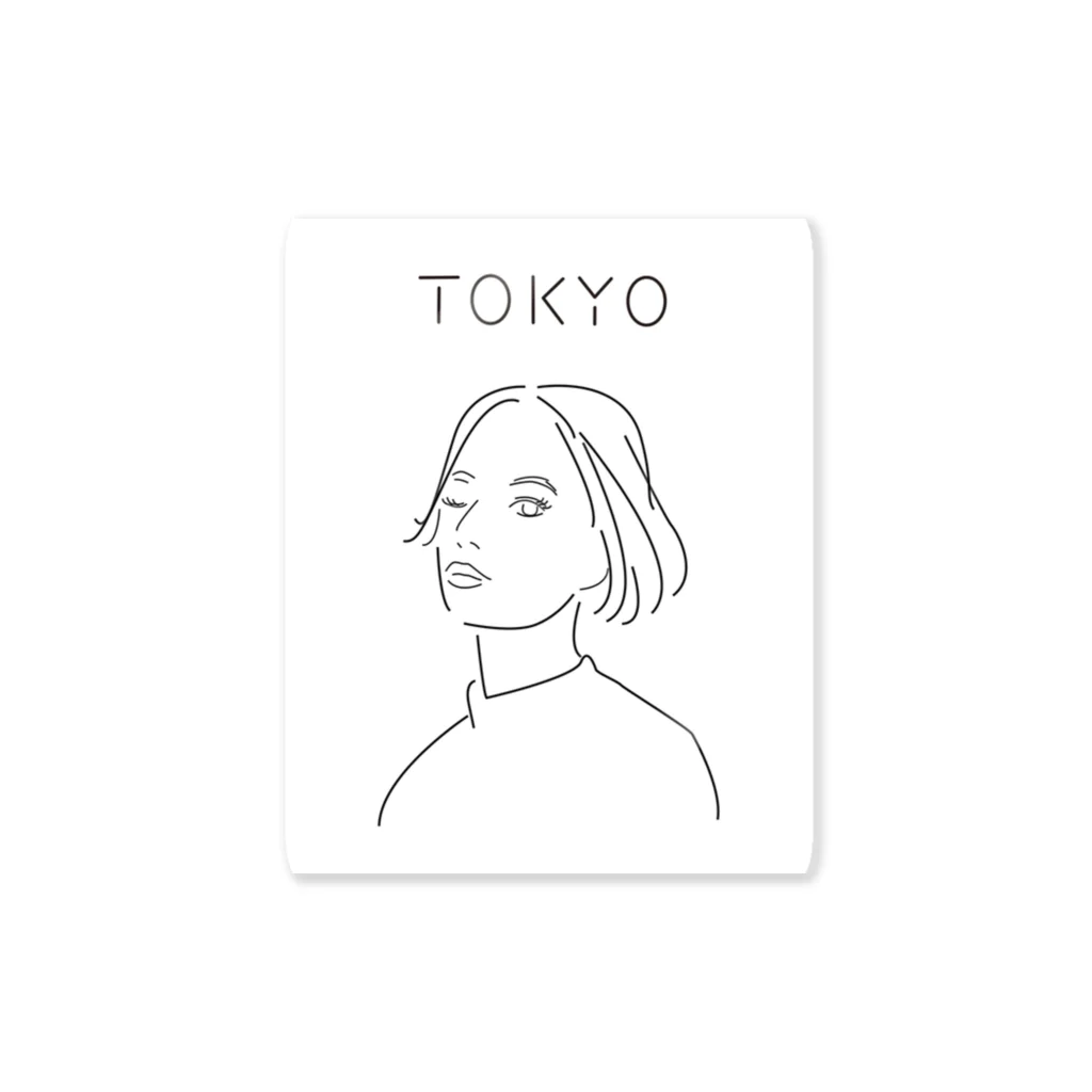 Hiroko💐のTokyo girl ステッカー