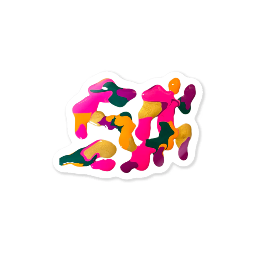 thbtmmのDorp-colorful- Sticker