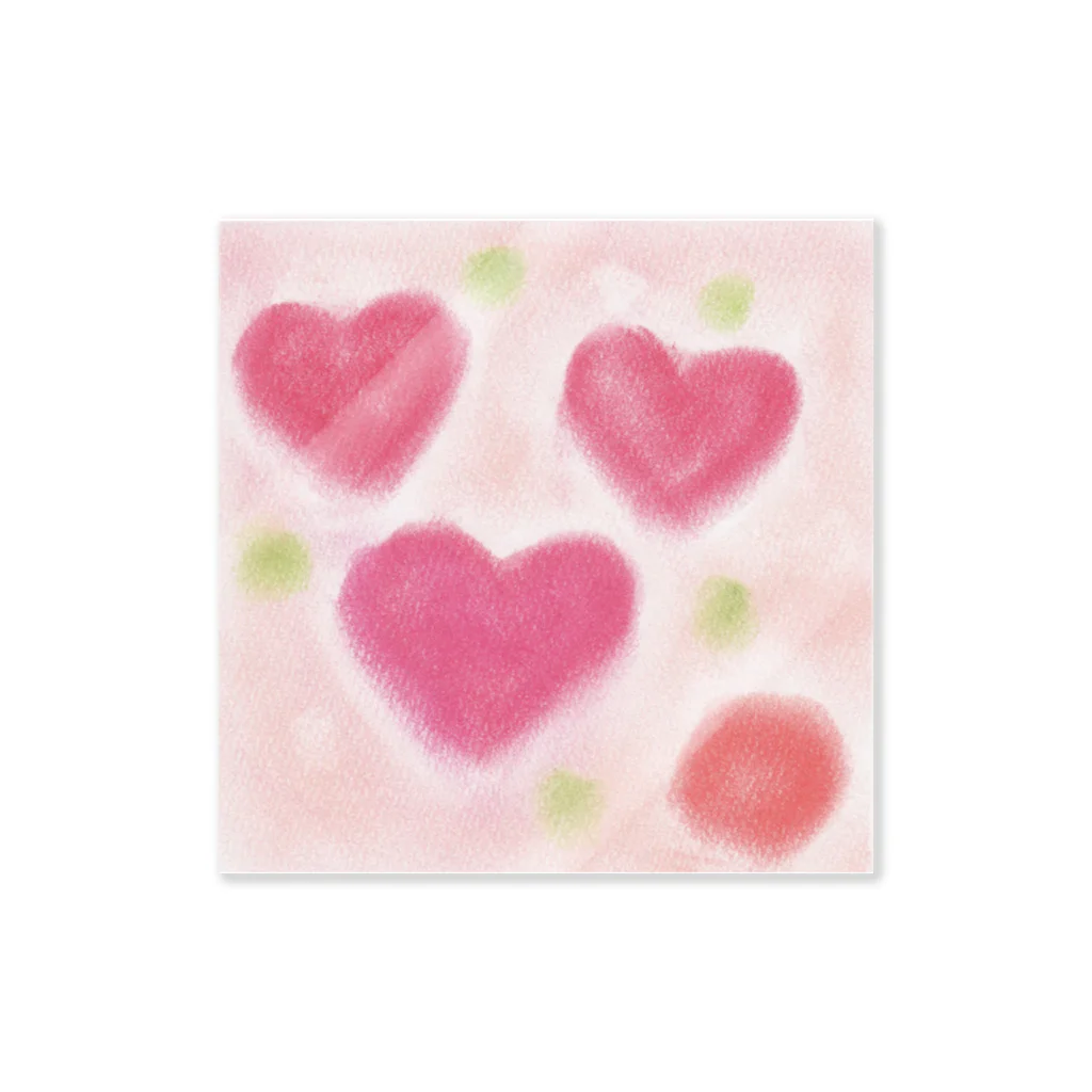 my pastel（いしはら　まさこ）のハートの果物 Sticker