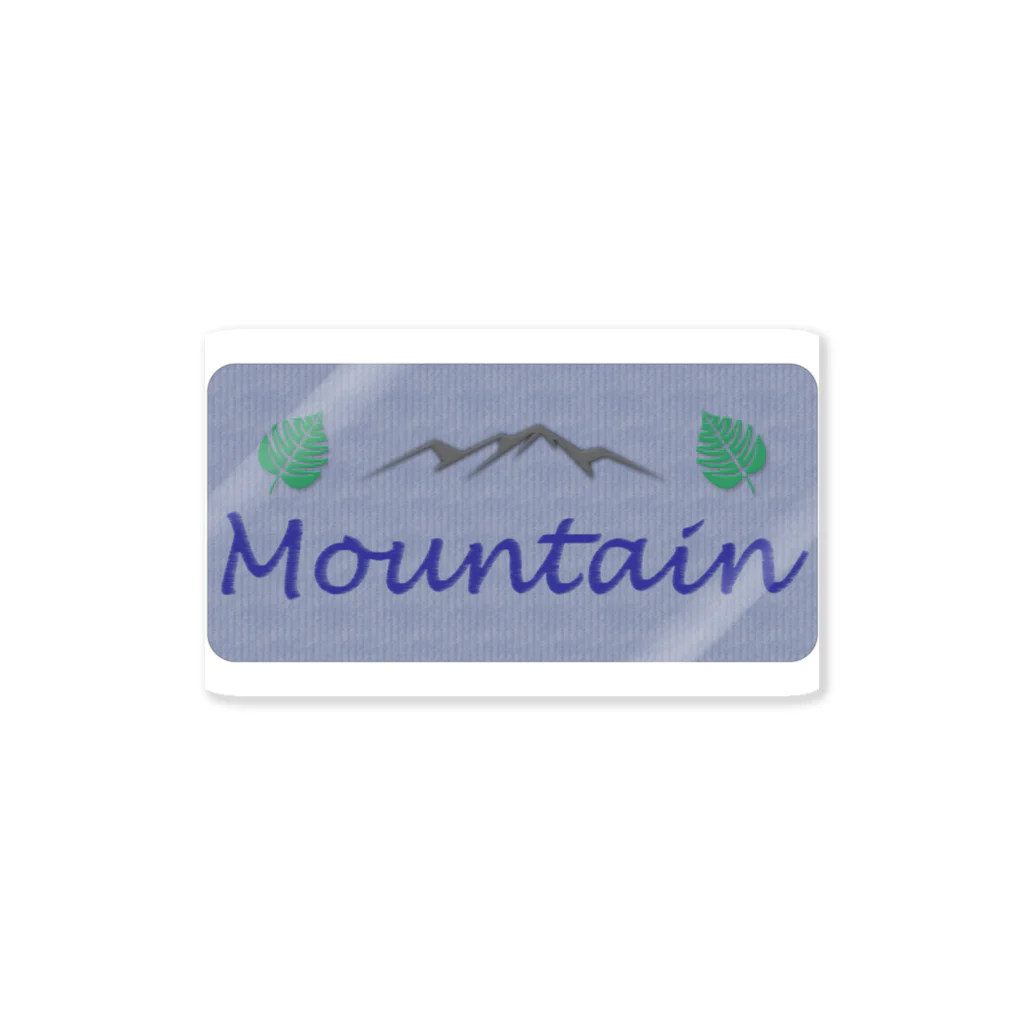 AmyShantiのMountain～刺繍風～ Sticker