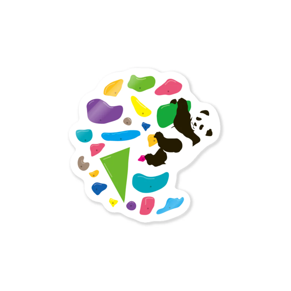 HIGEQLOのGO CLIMB PANDA Sticker