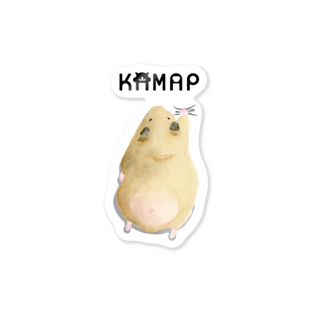 KAMAP ＆ Ricaの【KAMAP】ぎゅっとキンクマハムスター Sticker