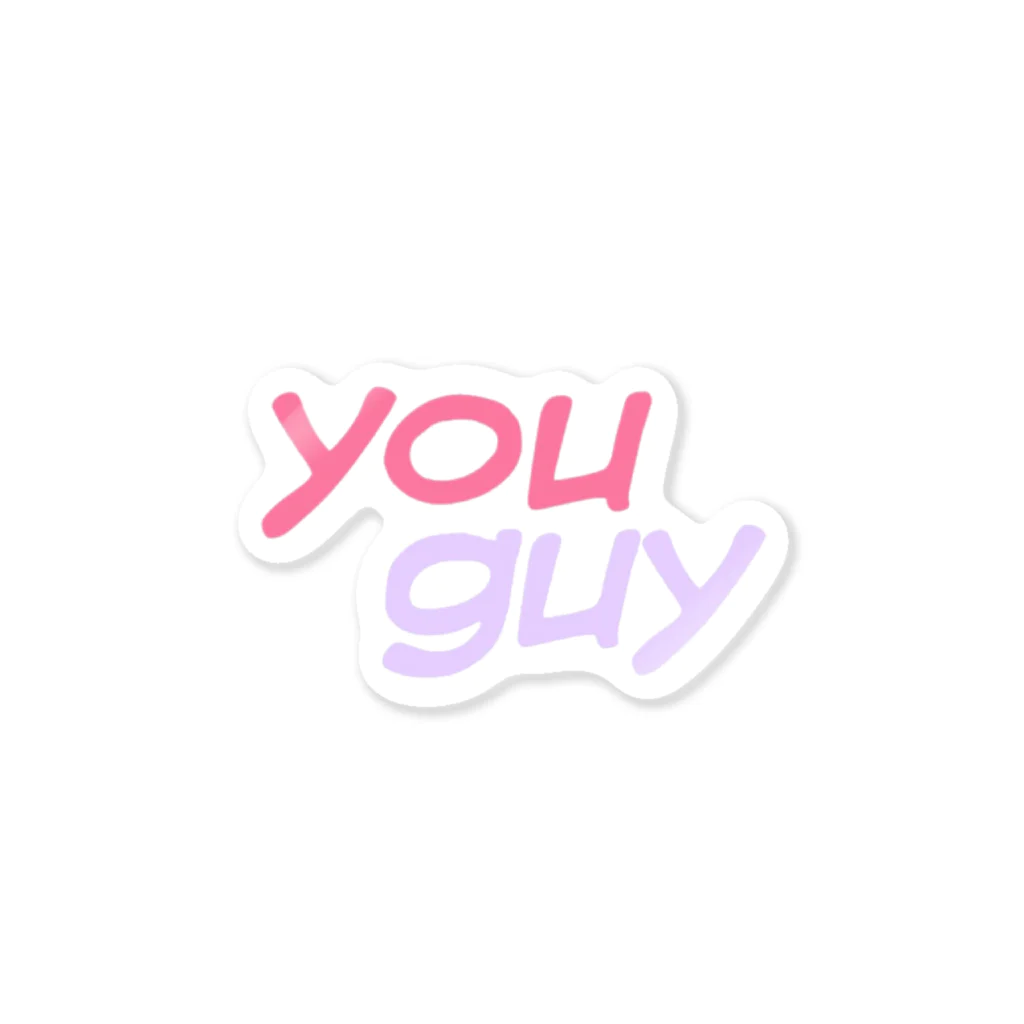 YOU GUY SHOP!のI'm YOUGUY chan ステッカー