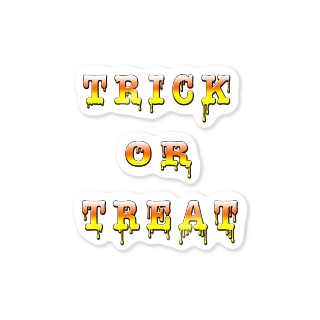 Planet EvansのCandy Cone Trick or Treat Sticker
