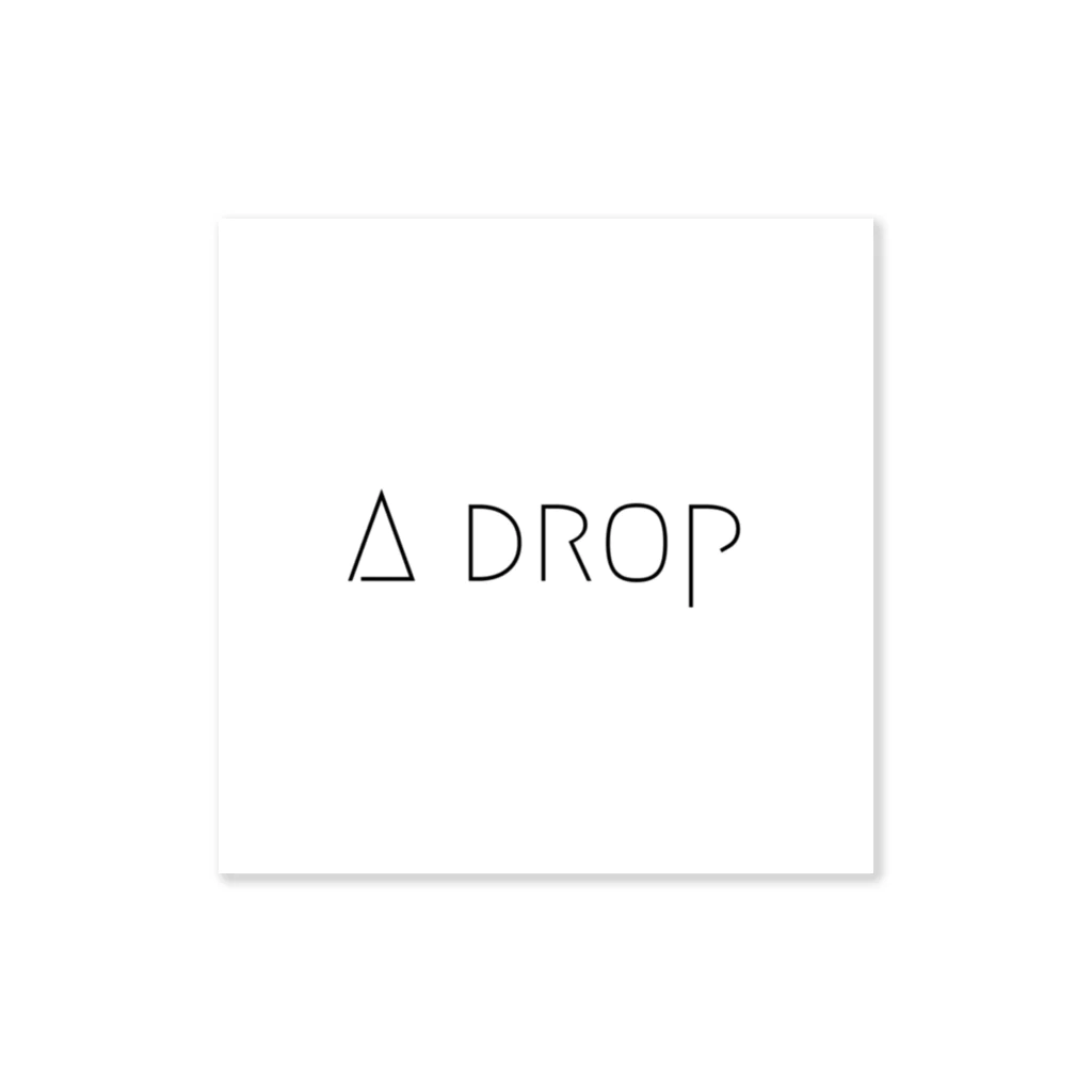 8studioのa drop Sticker