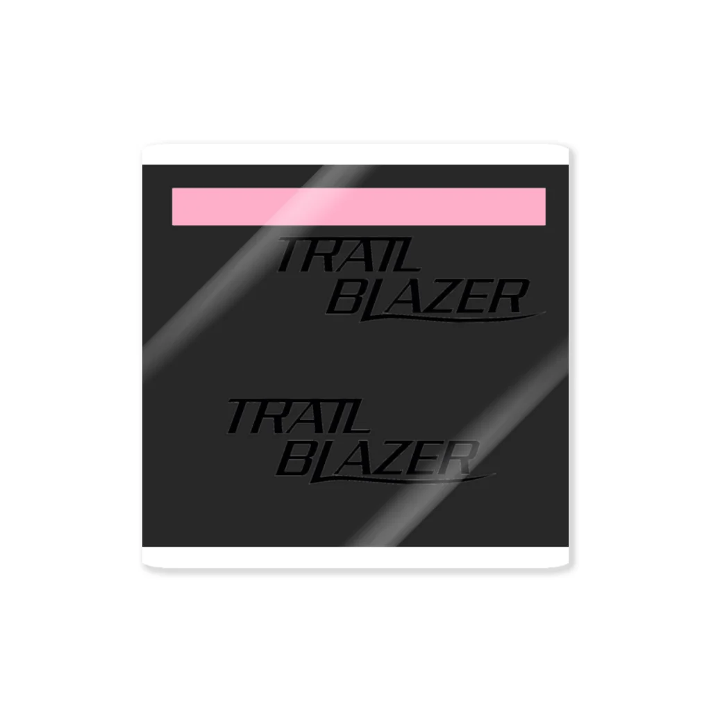 TRAILBLAZER公式のBeyond Black2枚 ステッカー