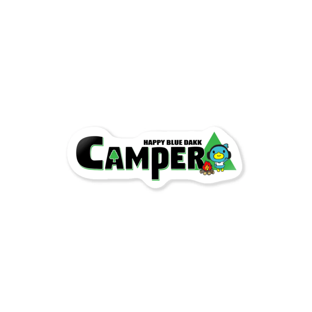 HAPPY BLUE DAKK のCAMPERダック Sticker