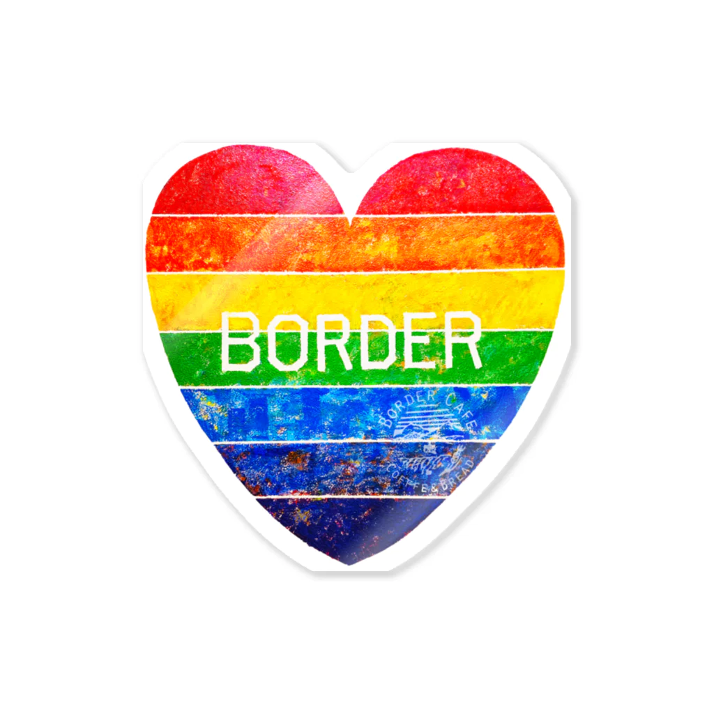 BORDER CAFEのBORDER Heart シリーズ Sticker