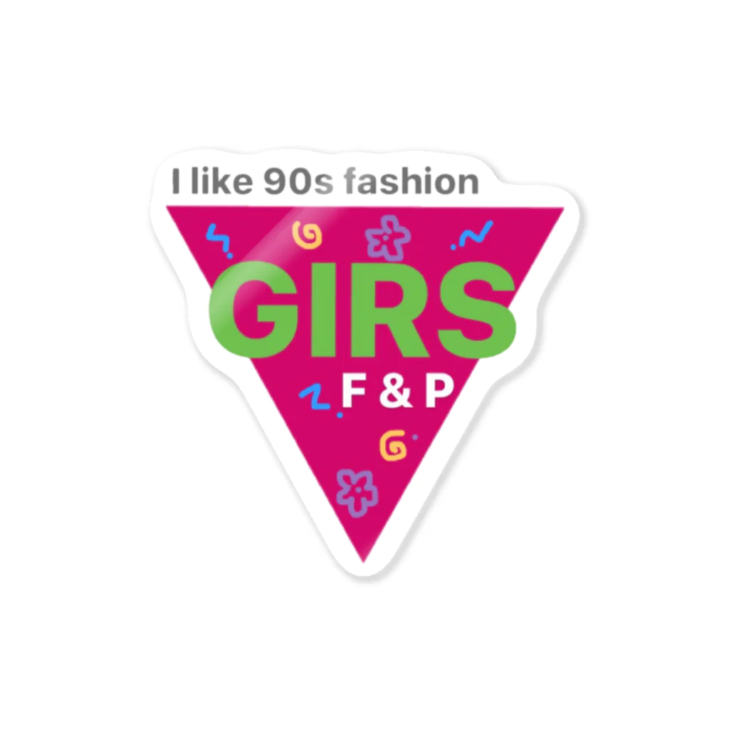 FPGIRLSの『FPGIRLS』ロゴのsticker🌼💜 ステッカー