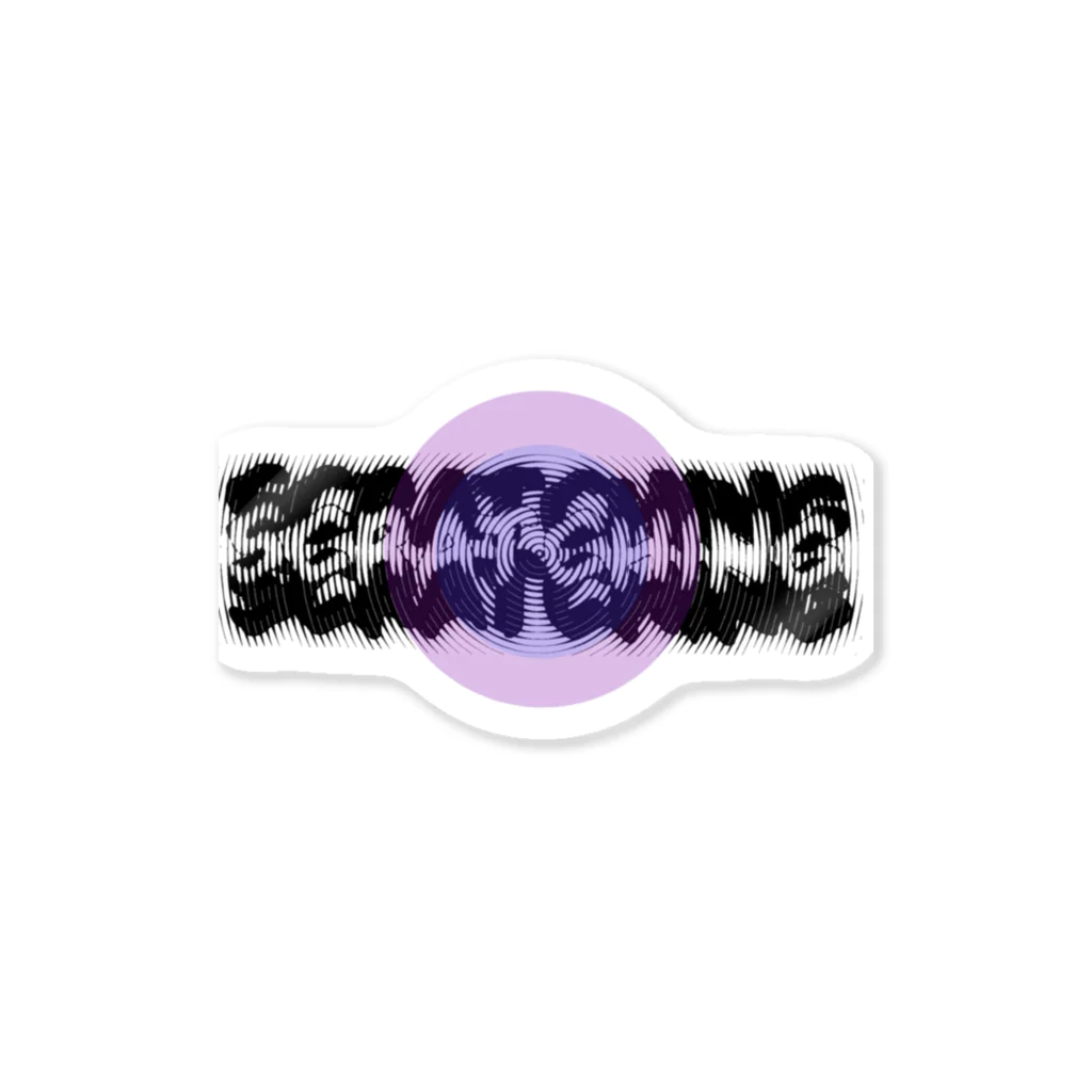 scratchingのscratching  ®️ogo Sticker