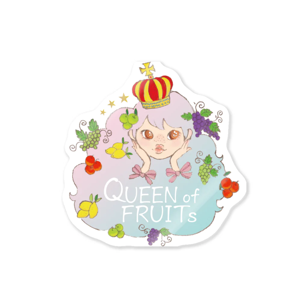 nanatitchのqueen of fruits ステッカー