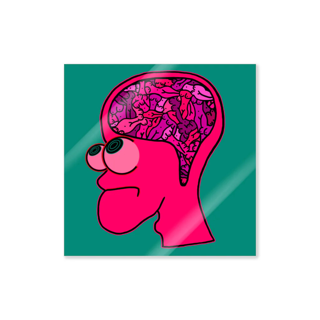 THE TWISTのNUDE BRAIN Sticker